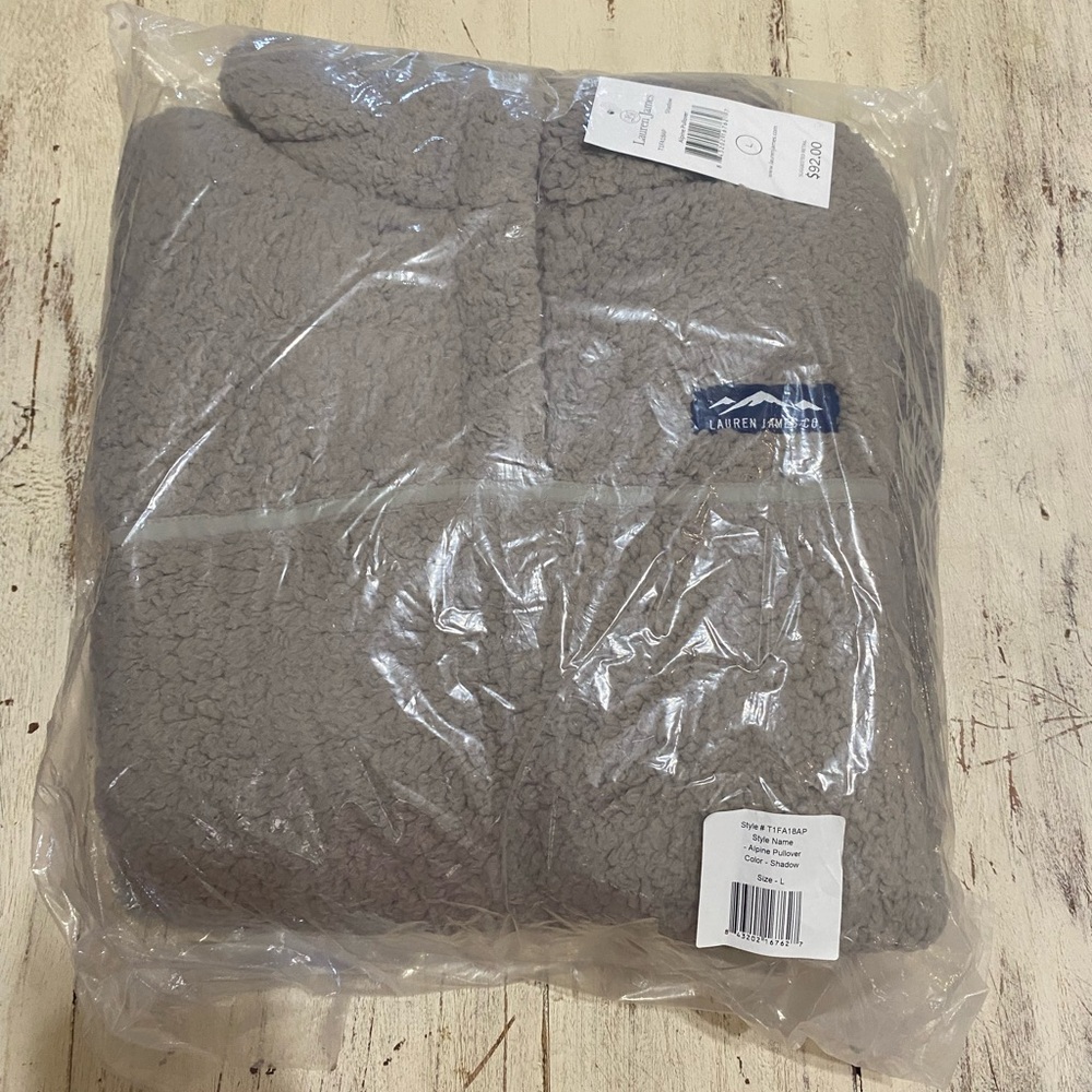 Lauren James Shadow Gray Alpine Pullover
